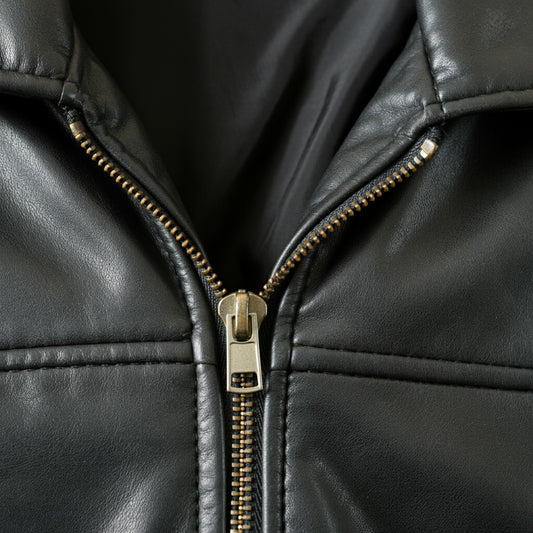 Leather Zipper or Button Replacement