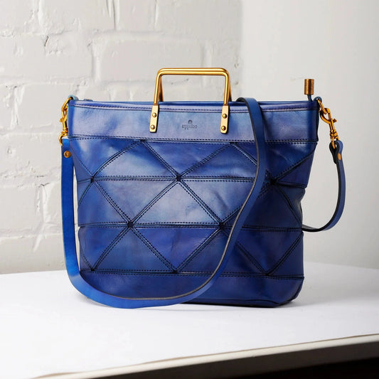 Origami Large Tote - Cobalt