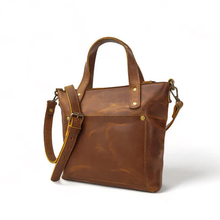 Saddle Brown Mini Tote