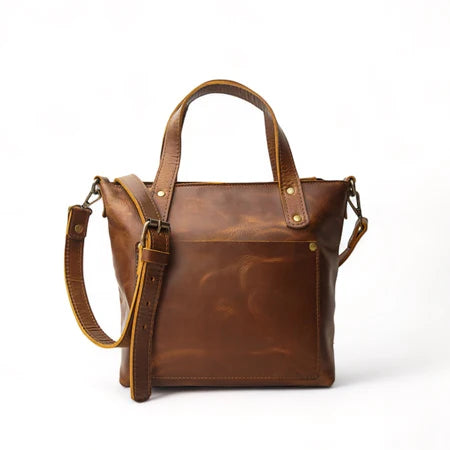 Saddle Brown Mini Tote