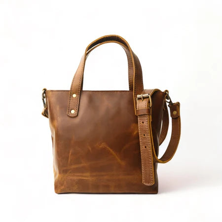 Saddle Brown Mini Tote