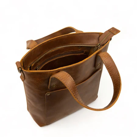 Saddle Brown Mini Tote