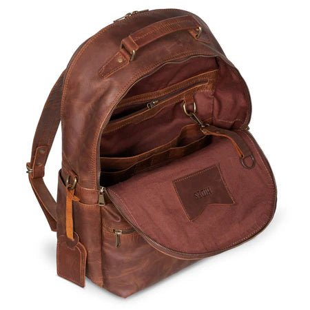 Leather Backpack Rucksack