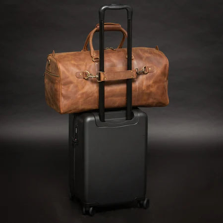 Traveler 45L Leather Duffle